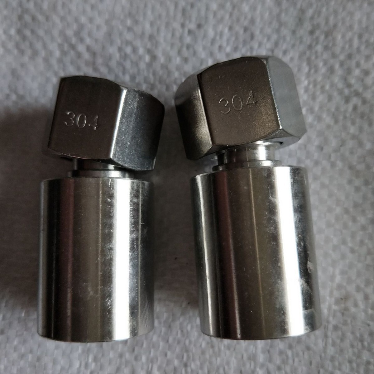 厂家供应不锈钢304公制  英制  美制 液压直通接头 液压胶管接头