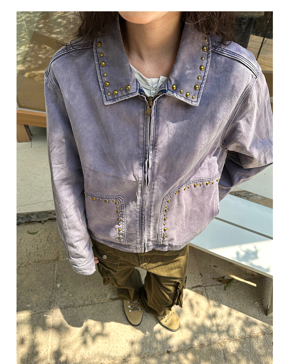 MADEEXTREME Rivet Washed Barn Jacket