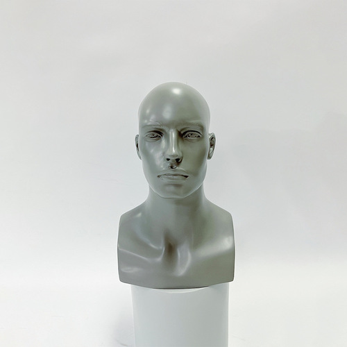 Head dummy props men's clothing store glasses hats fake display rack European and American female model head support wholesale