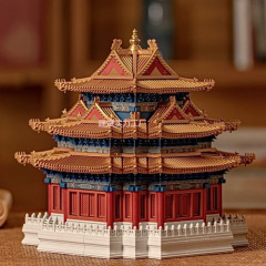 ミレニアムファルコンタワーは、ビルディングブロックのほぞ穴構造と互換性があり、大人向けの難しい組み立ておもちゃです。