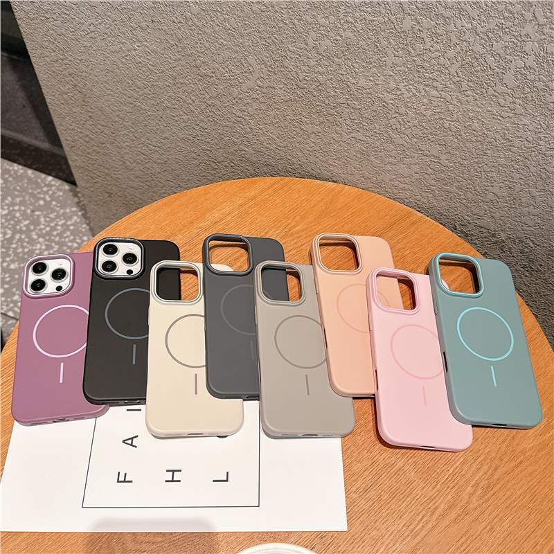 iPhone16 phone case MagSafe magnetic Apple 14 frosted skin feeling all-inclusive 15 protective case 13 heat dissipation 12p iPhone16 phone case MagSafe magnetic Apple 14 frosted skin feeling all-inclusive 15 protective case 13 heat dissipation 12p