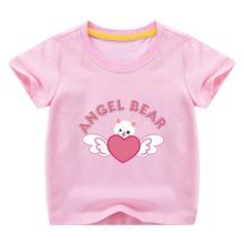 女童短袖t恤夏季薄款1-5歲女寶寶半袖純棉圓領卡通嬰兒可愛上衣新