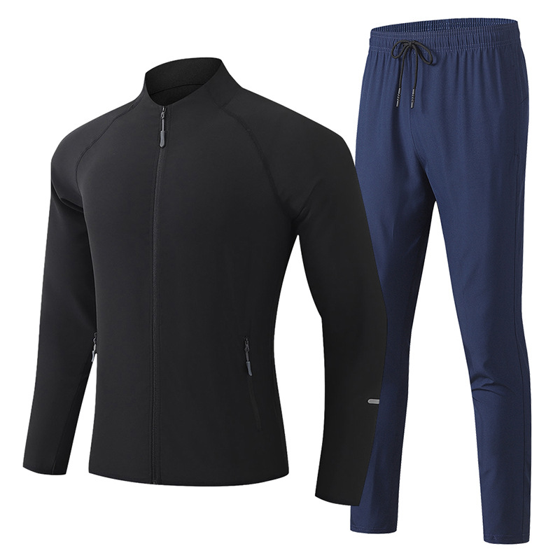 Tops deportivos, ropa de ciclismo de primavera y verano para hombres, pantalones de secado rápido de manga larga, chaqueta para hombres, entrenamiento de baloncesto, ropa de fitness para correr