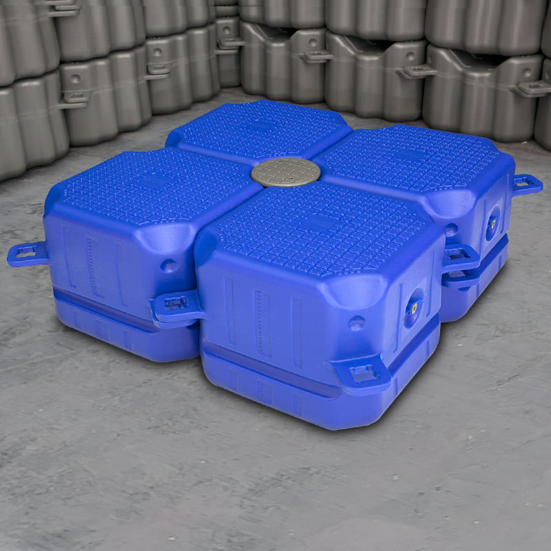 Hanfang Plastic Water Floating Platform Plastic Floating Dock Sea Pontoon Motorboat Berth Buoy Manufacturer