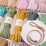 6mm包芯棉绳 5米小分装棉 牵引绳 狗绳 安全绳彩色棉绳包带棉绳