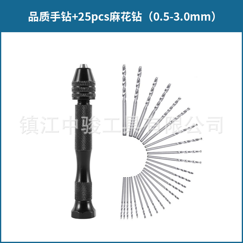 Cross-border negro mano Twist taladro herramienta de mano agujero de perforación taladro de mano