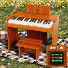 澄海儿童木质小钢琴初学电子琴玩具小男女孩宝宝婴幼周岁生日礼物
