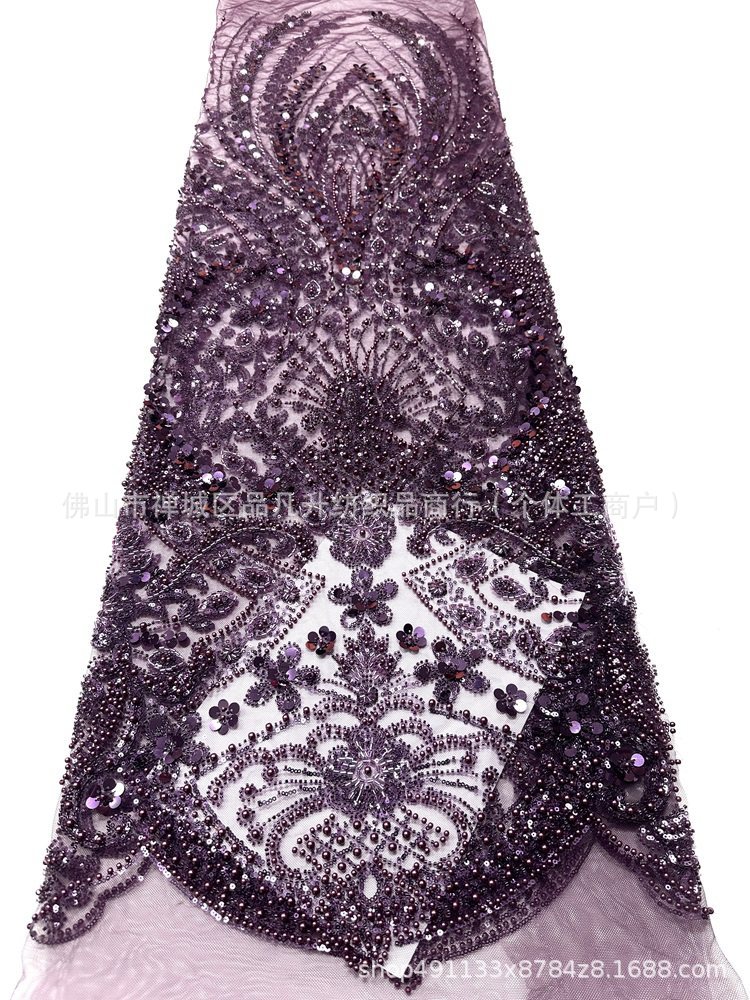 2026 nuevo estilo de lujo ligero vestido de noche de fiesta de alto nivel nicho de la banda de cumpleaños vestido de noche tela de cuentas