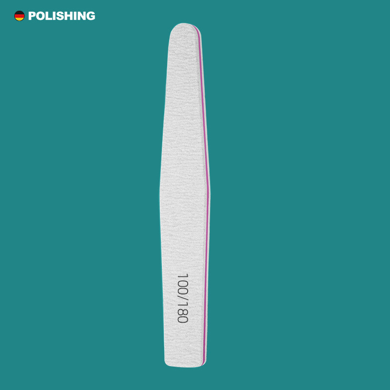 Uña de esponja tira de pulido tira de pulido de reparación de uñas tira de pulido de esmalte de uñas inclinado herramienta especial de manicure de pulido