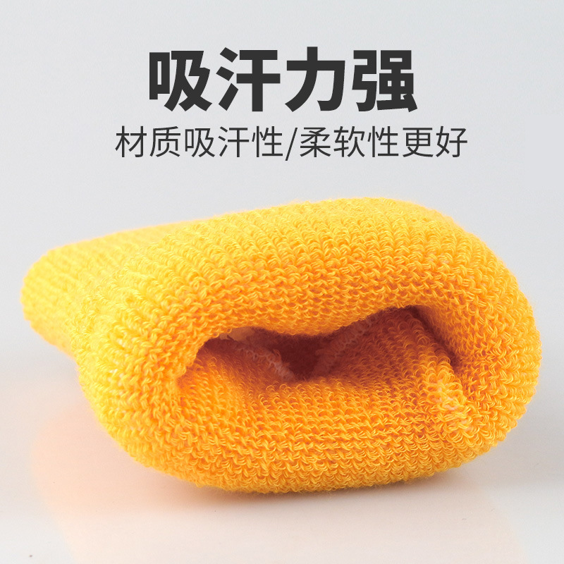 Transfronterizos absorción de sudor toalla respirada muñeca de punto baloncesto fútbol hu pulsera de bádminton tenis fitness peso protector