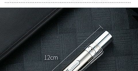 Multifunctional Mini USB Rechargeable Flashlight Laser Pointer Purple Light Money Detector Uv Money Detector Pen