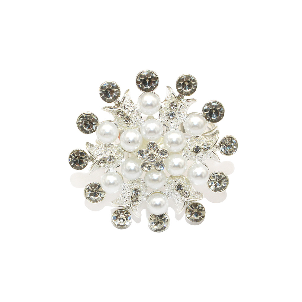 두꺼운 실버 + 플랫 링