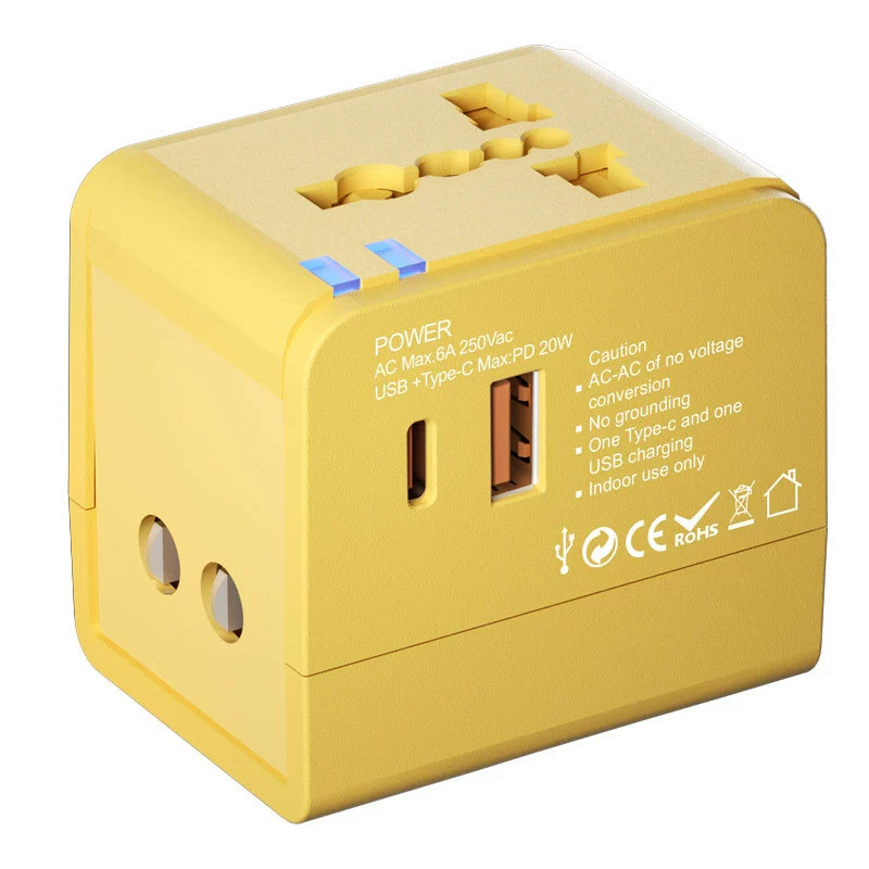 PD20W charging conversion plug multi -country travel plug global conversion socket wireless European rules and regulations conversion