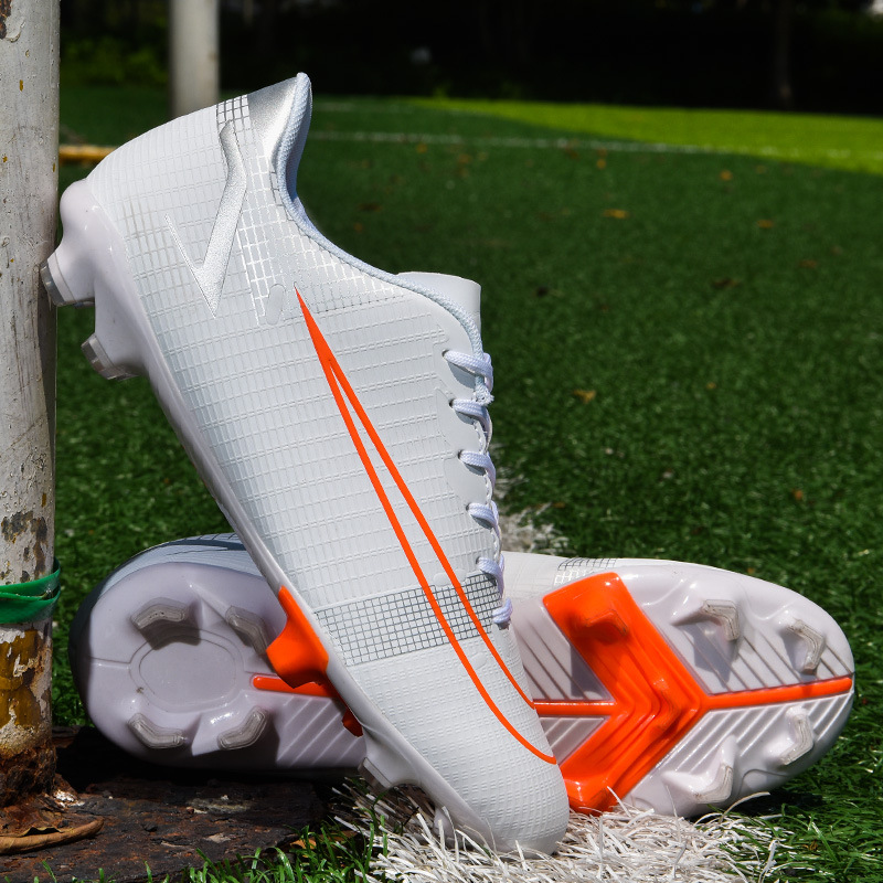 Herren TF Shattered Low Cut FG Long Nail Indoor Training Kunstrasen Anti-Rutsch-Fußballschuhe_voghion.com