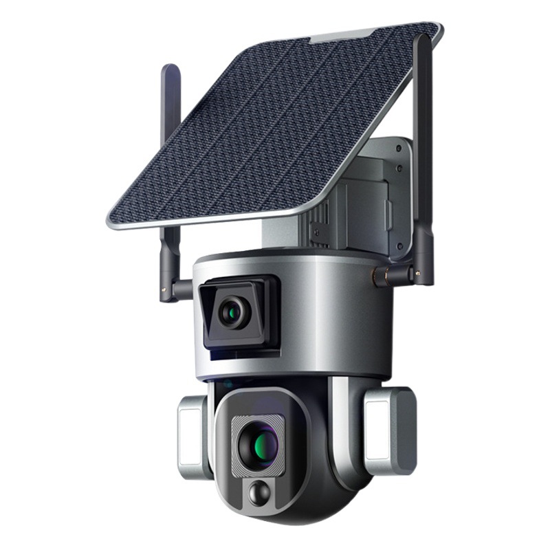 8 millones de cámara solar wifi10x zoom Cámara binocular 4G cámara de vigilancia Solar