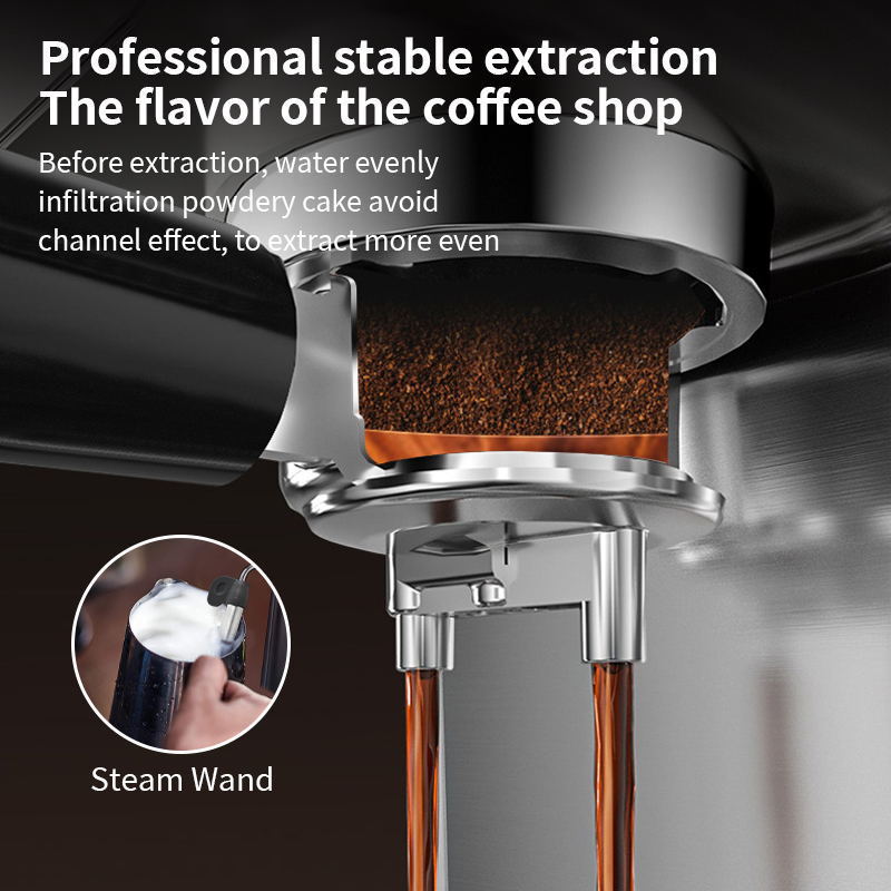 Italiano Máquina de CAFÉ Semiautomática cápsula doméstica en polvo de doble uso máquina de espuma de leche de vapor CAFÉ FABRICANTE