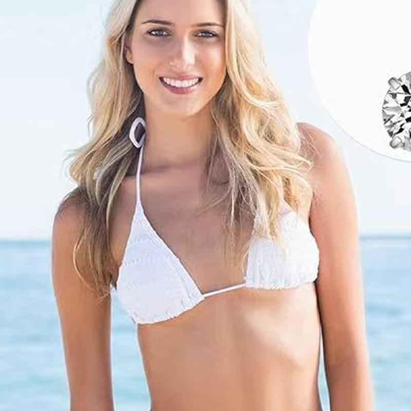 Set di gioielli sexy per piercing all'ombelico con anello in acciaio inossidabile a farfalla e micro zirconi intarsiati_voghion.com