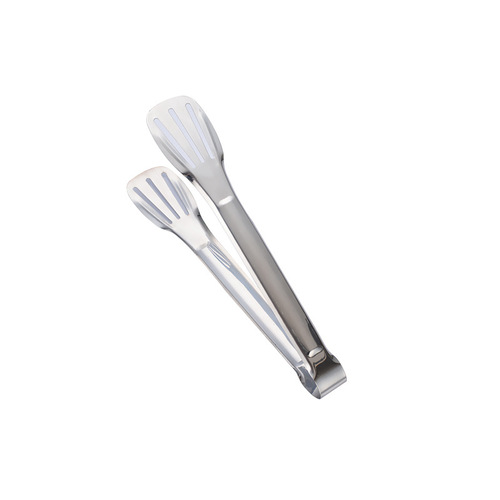 Kitchen small tools multi-functional stainless steel food tongs bread tongs buffet steak tongs three-line food tongs