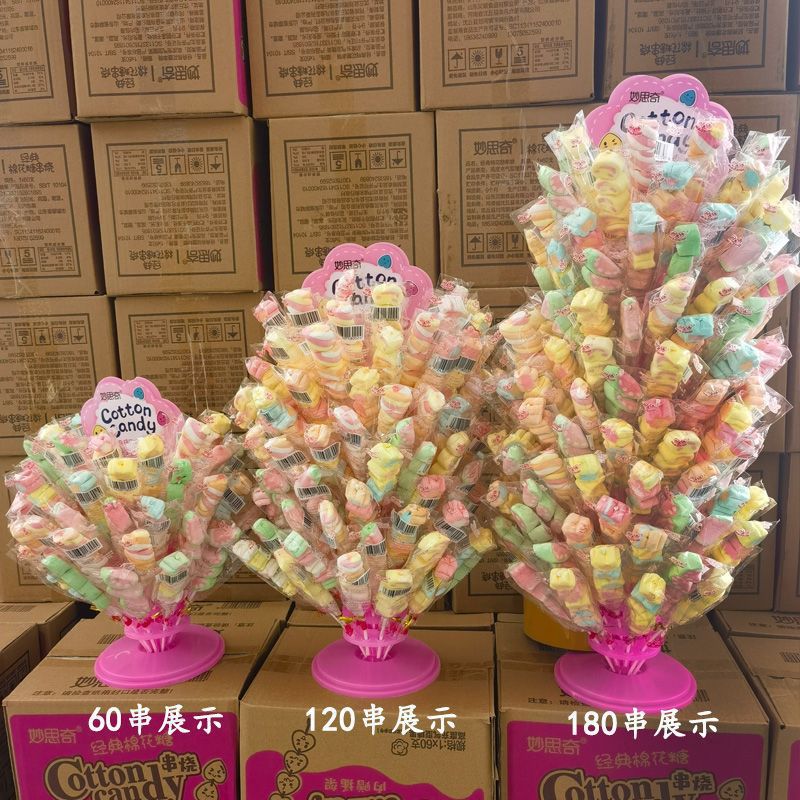 Candy and Gummy Snacks Wholesale from Street Stalls, Lollipop Sticks, Cartoon Skewers, Free Marshmallows, Whole Box of Marshmallows