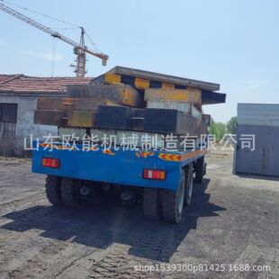 Cargo Truck with Convertible Canopy and Rain Shelter, Electric Overweight Transporter, Rear Drive, Battery with High Endurance