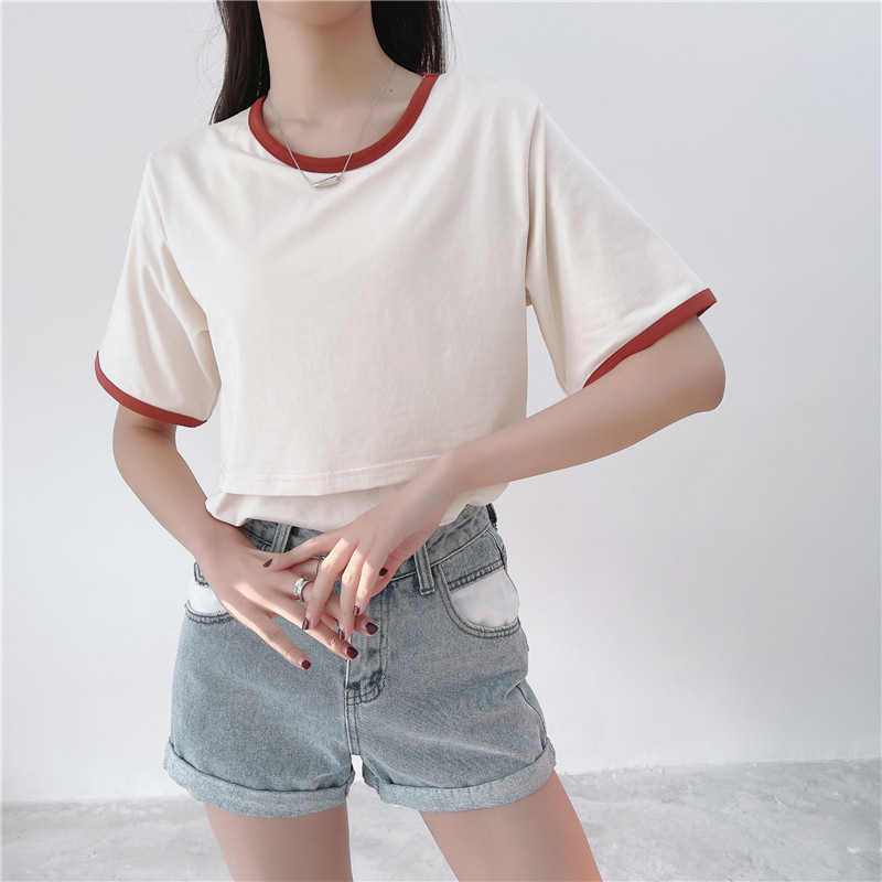 95 % Baumwolle, Umstands-Mutter-Still-T-Shirts, Stillen, Schwangerschaft, Rundhalsausschnitt, kurze Ärmel, Out Wear Still-T-Shirt – Detail 22