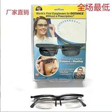 可调焦视镜眼镜变焦花镜放大镜通用眼镜厂家直销