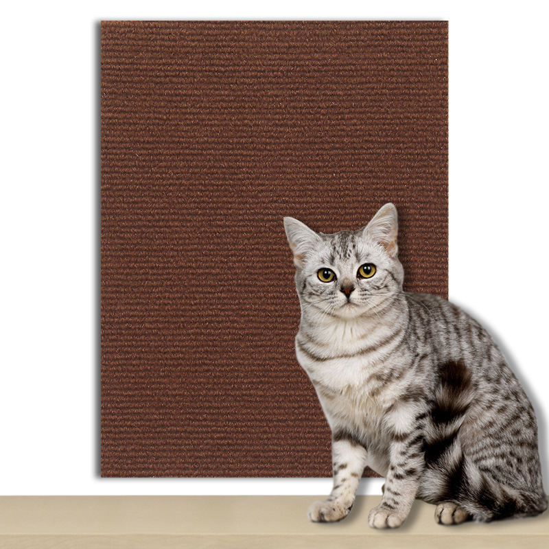 猫用壁掛け爪とぎマット、猫を楽しませるアイテム、耐摩耗性、毛が抜けない、猫が壁やソファを登るための爪とぎボード、耐傷性|undefined