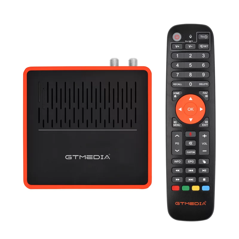 Android TV BOX сет-топ бокс amlogics905x3 гибрид OTT+DVB-S2 комбо плеер