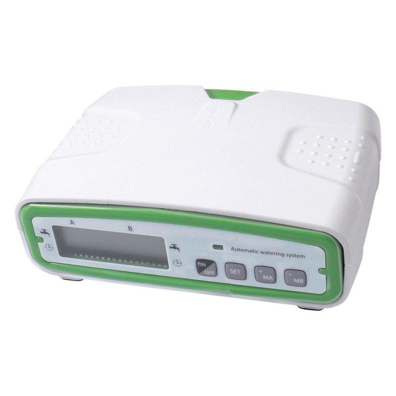 Nuevo tipo de doble bomba automática riego de flores riego inteligente maceta riego horario jardín balcón sistema de rociado de goteo