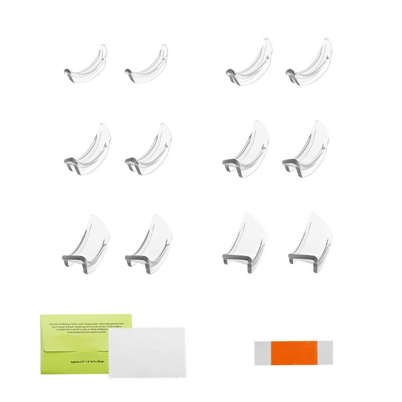 1 Set Basic U Shape Transparent Resin Ring Regulator display picture 3