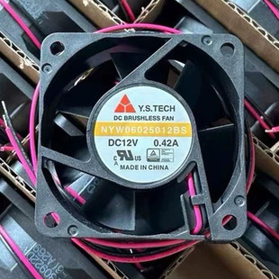 ȫ��Y.S.TECH NYW06025012BS DC12V 0.42A 6����ɢ���L��