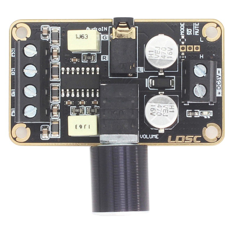 5W * 2 estéreo de doble canal digital tablero del amplificador PAM8406 amplificador de audio módulo 5VD clase DIY amplificador