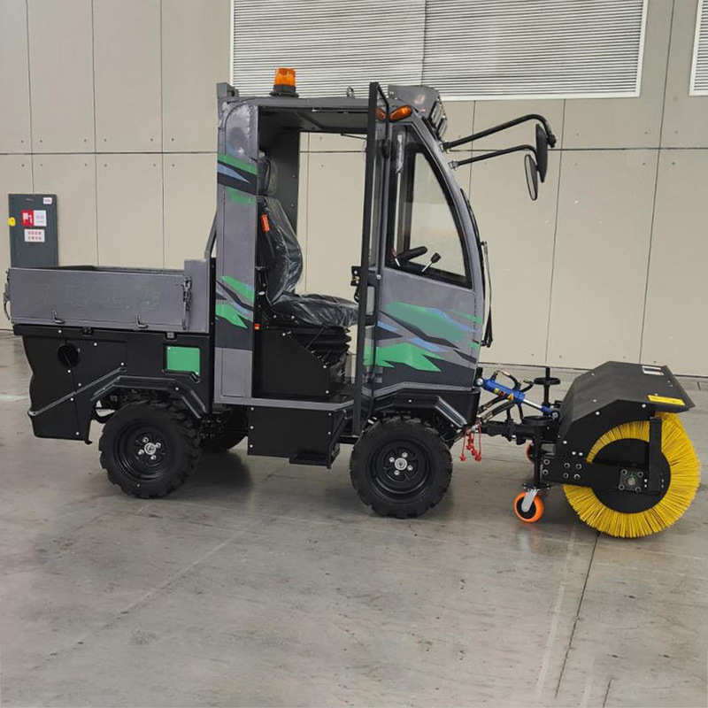 座驾式扫雪车驾驶式全齿轮除雪机道路积雪滚刷扫雪机