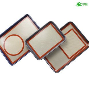 Hot Selling Set Silicone Baking Mat High Temperature Resistant Thickened Baking Pan Mat Non-Stick Mat Set Oven Silicone Baking Mat Baking Mat