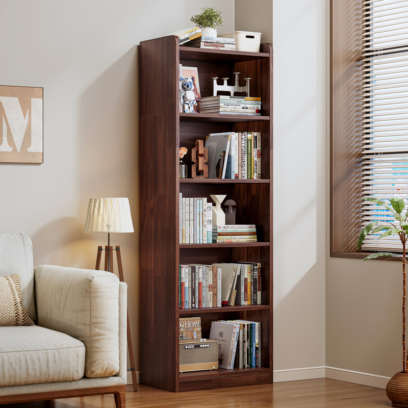 Estante de estantería de esquina de madera maciza, sala de estar de piso a techo, hogar, una pieza contra la pared, estantería de rendija estrecha, armario de almacenamiento, armario de almacenamiento