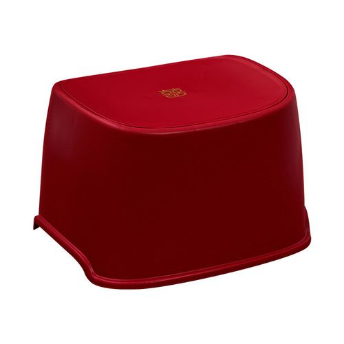 Wedding supplies set red happy word thickened plastic bench home non-slip shoe changing baby bath low footstool