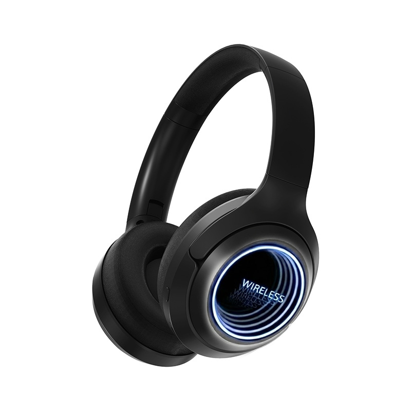 2026 nuevos auriculares auriculares RGB luminoso catoscopio llamadas inalámbricas reducción de ruido auriculares Bluetooth