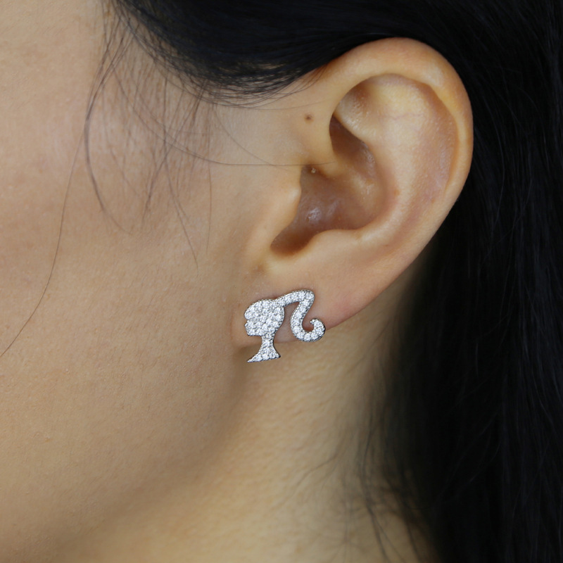 Cubic Zirconia And Pearl Stud Earrings For Everyday Elegance_voghion.com