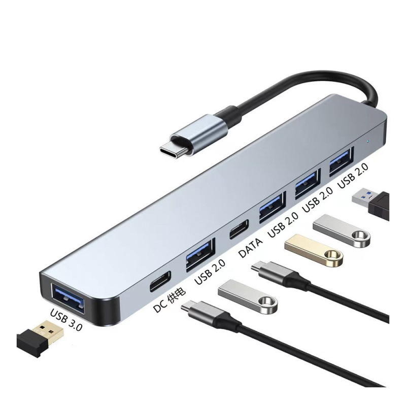 Type-c ドッキング ステーション多機能ハブ ドッキング ステーション タブレット コンピュータ HD USB スプリッター カード リーダー付き|undefined