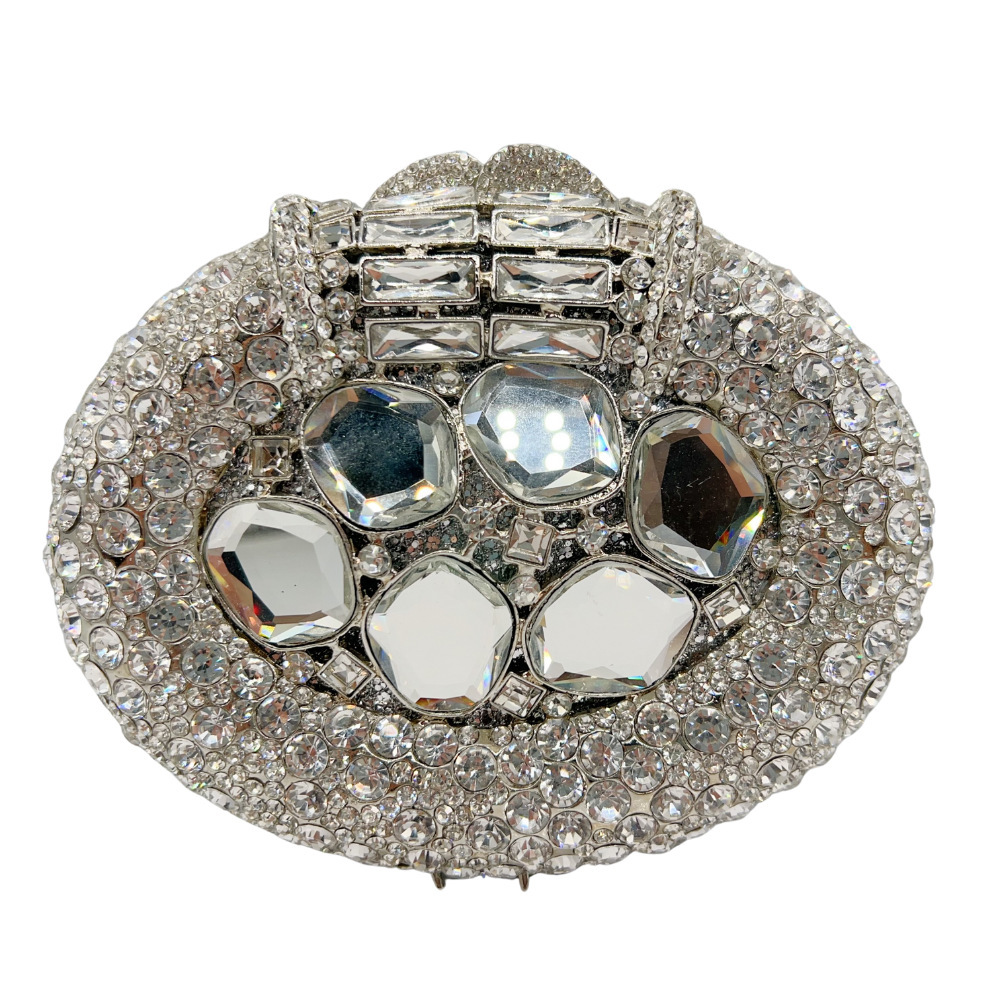 Bolsa de piedra transfronteriza bolsa de diamantes para banquete bolsa de maquillaje de dama fiesta bolsa de diamantes de mano ligera de lujo