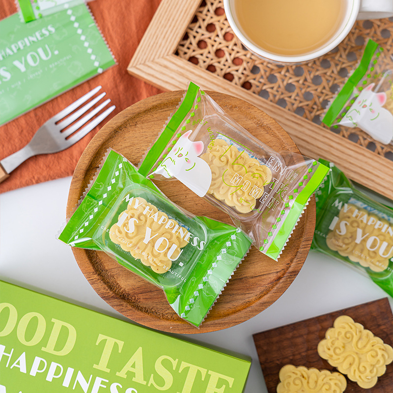 小猫绿豆糕机封袋冰糕包装袋子烘焙糕透明雪媚娘费南雪包装袋子