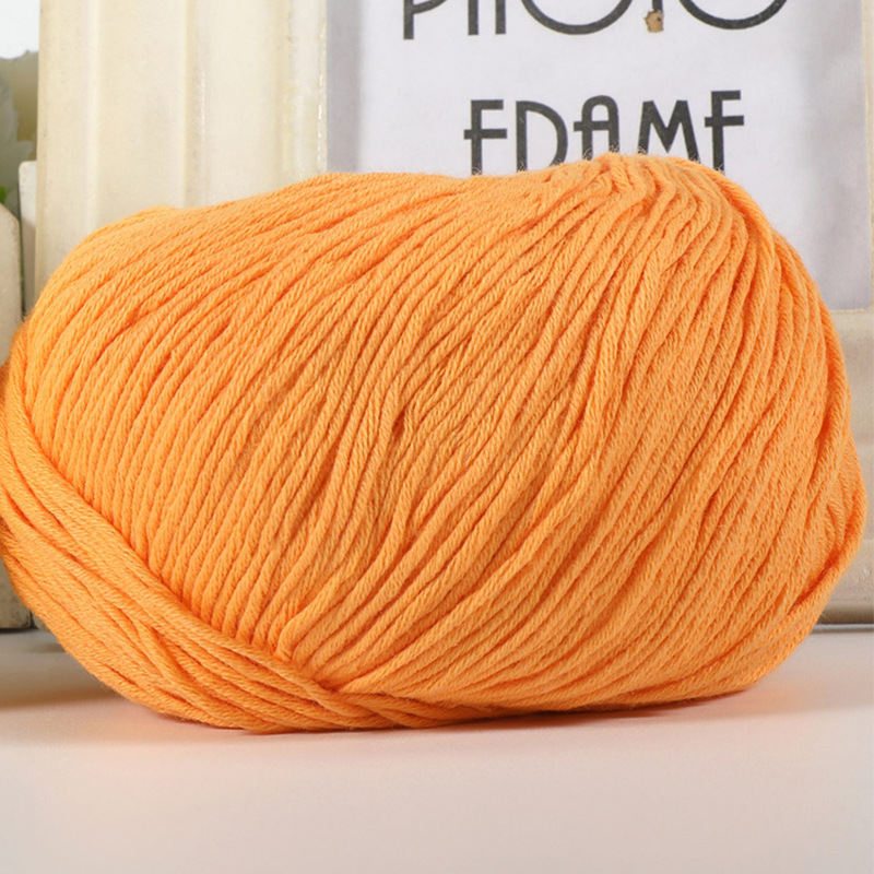 毛线批发汇彩棉线手工钩织玩偶线钩针线diy编织宝宝毛衣线牛奶棉