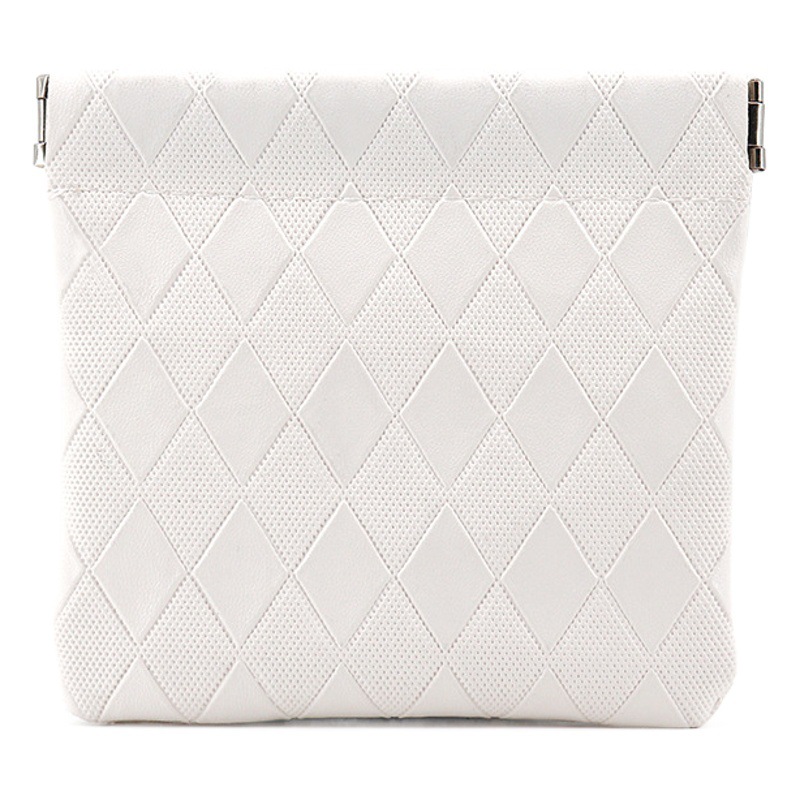 Bolsa de almacenamiento de metralla a cuadros, bolsa de maquillaje impermeable para lápices labiales, bolsa portátil para guardar tarjetas.