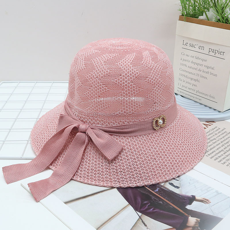 Nuevo sombrero de paja para mujer, sombrero de playa junto al mar, sombrero para el sol de verano de moda salvaje, protector solar, sombrero para el sol de protección UV