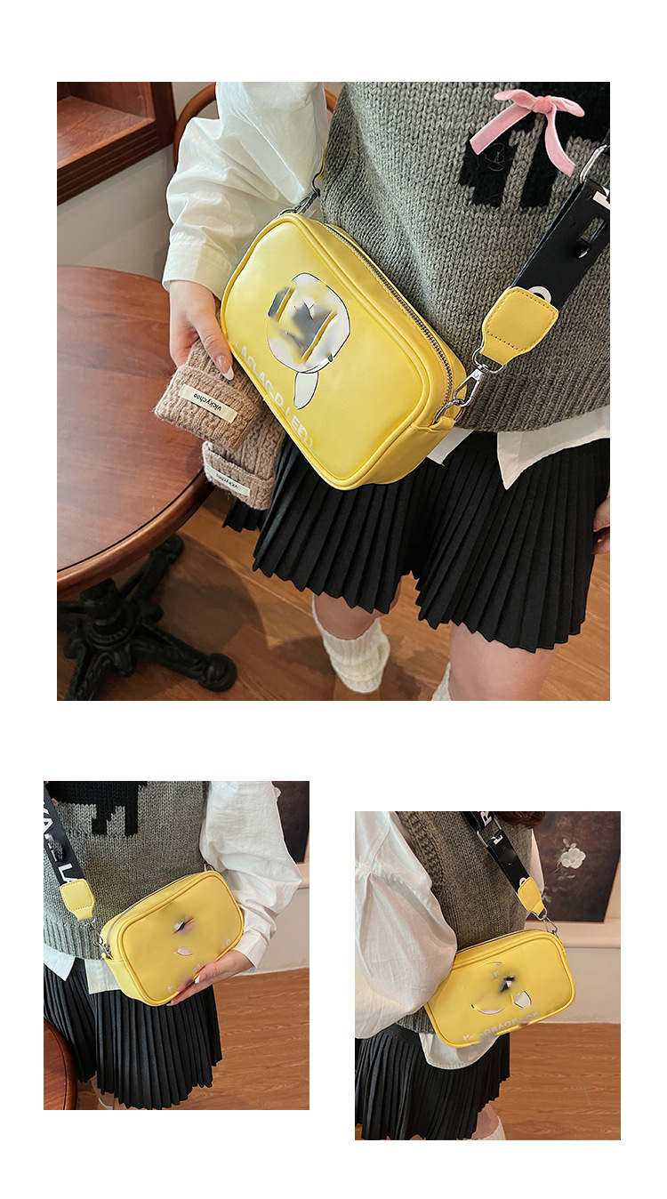 Bolsos transfronterizos Bolsos cuadrados pequeños europeos y americanos 2025 Nueva moda Bolso bandolera Bolso de cámara Lafayette impreso