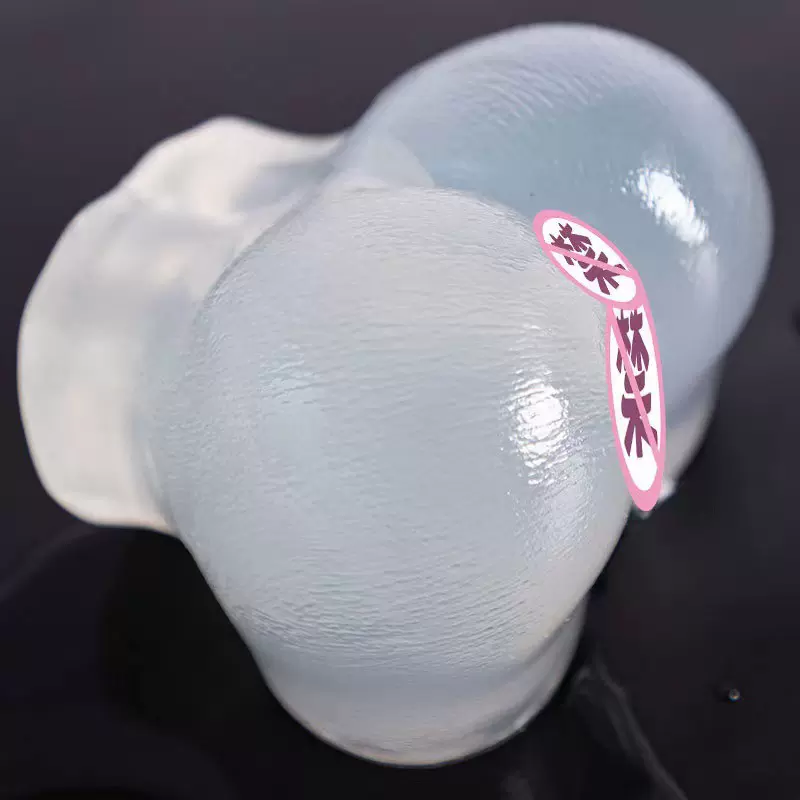 飞机杯男用自慰新款透明水晶屁股夹吸下半身臀部情趣玩具成人用品