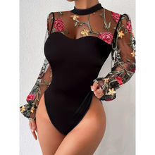 N 53647 Lace sheer bodysuit ��˿͸�������¿羳����ͨ����