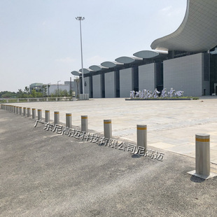 Fully Automatic Lift Column Manufacturer Park Exhibition Center School Scenic Area Community Vehicle Entry and Exit Electric White Steel Road Piles