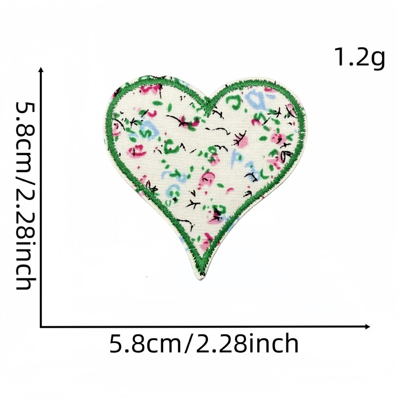新鮮な文字刺繍布ステッカー花柄バッグアクセサリー刺繍スタンプ自己粘着パッチ新しい在庫|undefined
