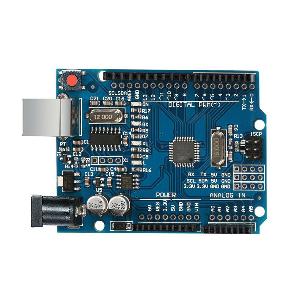 兼容Arduino UNO R3原装改进主板ATmega328P单片机教育编程开发板